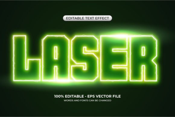 Download Editable Laser Light Text Effect - Laser light Collection