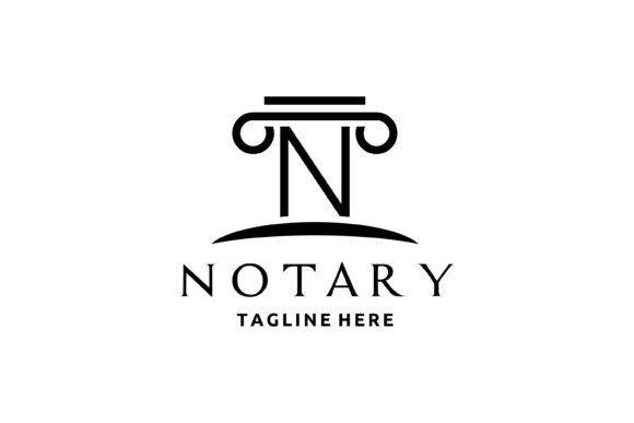 Download Law Firm Initial Letter N Logo Design - Firm Collection