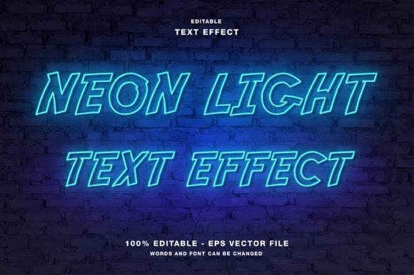 Download Neon Light Text Effect - Light text effect Collection