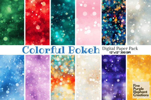 Download Colorful Dot Bokeh Glitter Light Effect - Light effect Collection