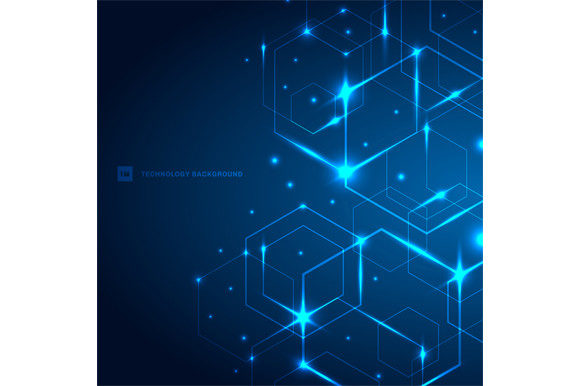 Download Abstract Technology Hexagons Laser Light - Laser light Collection